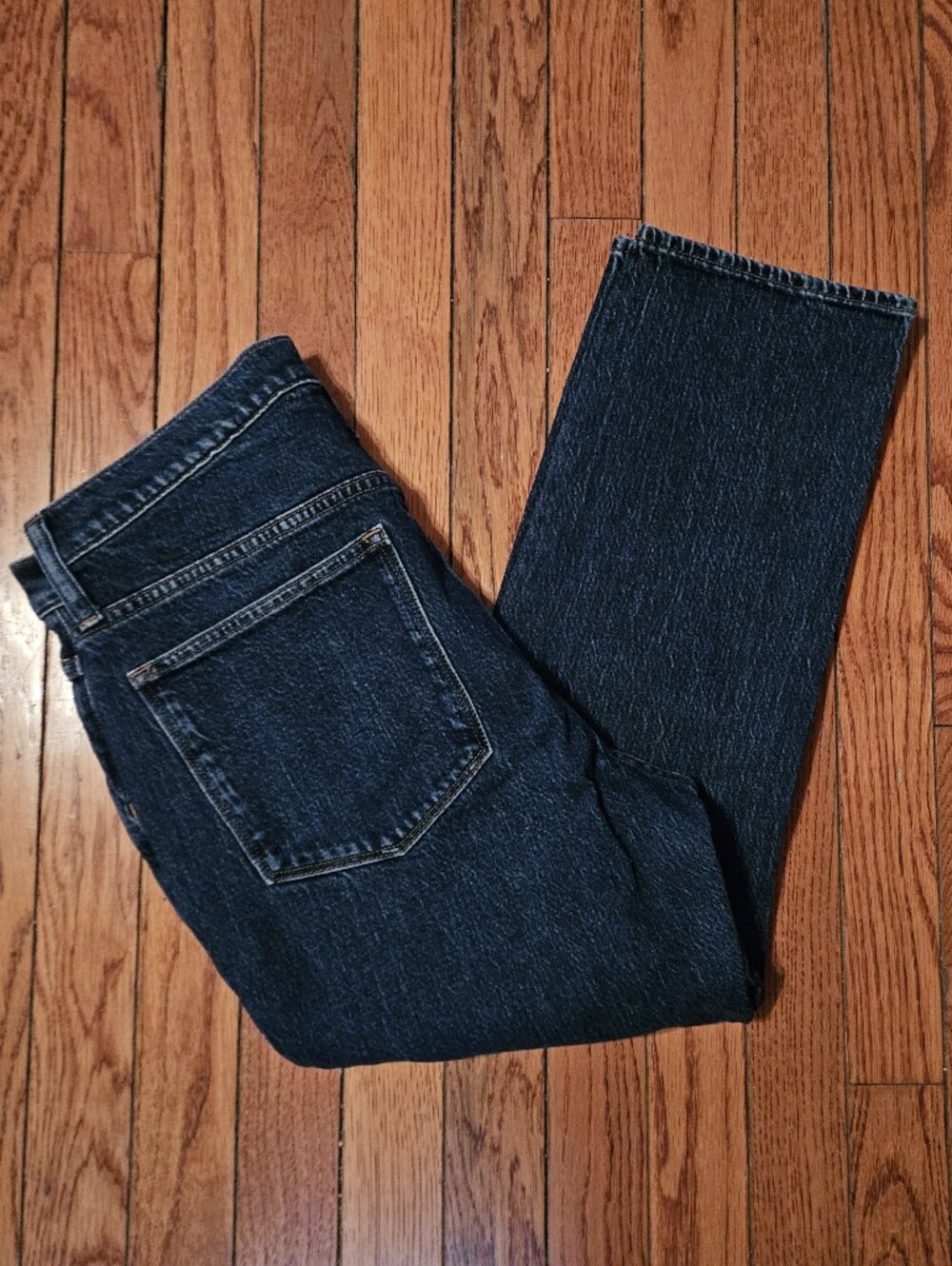 J. Crew Dark Wash Ankle Crop